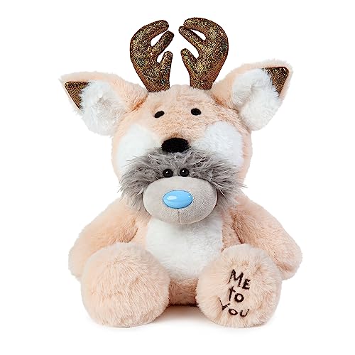 Me To You Tatty Teddybär mit Rentier-Kostüm, in Geschenkbox, offizielle Kollektion von Me to You