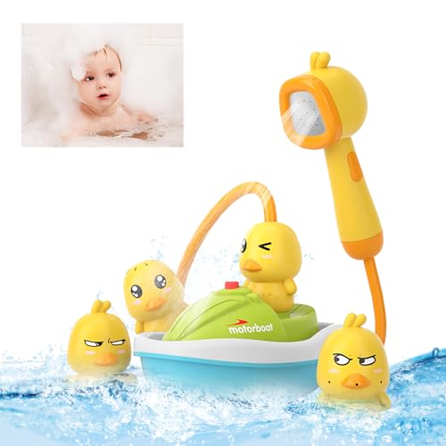 Badewannenspielzeug ab 1 2 3 4 Jahre,Ente Elektrisches Baby Badespielzeug mit Duschkopf,Elektrisches Badewannen Spielzeug Ente,Baby Badespielzeug,Badewannenspielzeug für Kinder Kleinkind Badewannenspielzeug ab 1 2 3 4 Jahre,Ente Elektrisches Baby Badespielzeug mit Duschkopf,Elektrisches Badewannen Spielzeug Ente,Baby Badespielzeug,Badewannenspielzeug für Kinder Kleinkind von MeYuxg