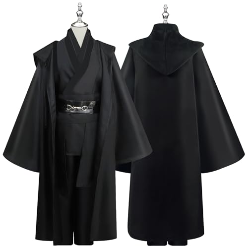 MeYuxg Jedi-Tunika-Kostüm Kapuzenmantel Ritter komplettes Set Halloween Karneval Cosplay Kostüm - XXL MeYuxg Jedi-Tunika-Kostüm Kapuzenmantel Ritter komplettes Set Halloween Karneval Cosplay Kostüm - XXL von MeYuxg