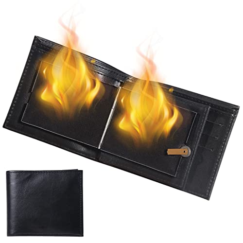 MeYuxg Premium Magic Flaming Fire Wallet Magic Tricks, Upgraded Magic Flame Wallet Brieftasche mit der Flamme des Magiers, Magician Stage Street Unvorstellbare Show Requisite von MeYuxg