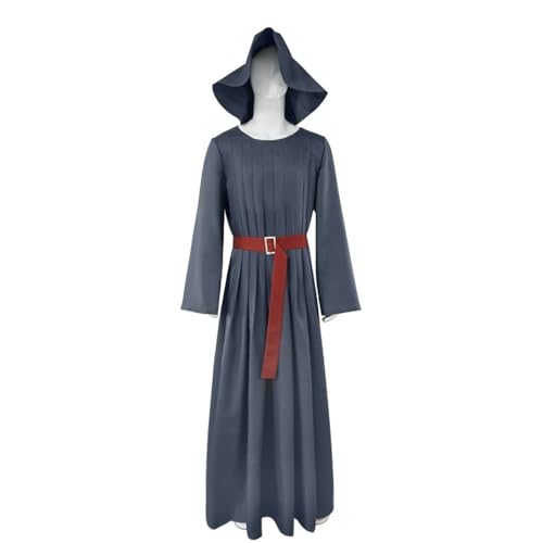 MeYuxg Zauberer Halloween Kostüm Herren, Grauer Zaubererhut, Graue Robe, Gürtel – Kostüm Herren Halloween Karneval - M MeYuxg Zauberer Halloween Kostüm Herren, Grauer Zaubererhut, Graue Robe, Gürtel – Kostüm Herren Halloween Karneval - M von MeYuxg