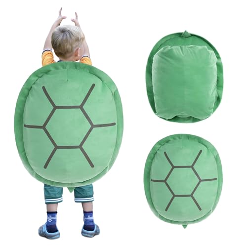 Wearable Turtle Pillow, Tragbarer Plüschtier Schildkrötenpanzer Groß, Riesenschildkrötenkissen, Kawaii Schildkröte Kuscheltier, Plüschtier Spielzeug Geburtstagsgeschenk Schildkröten Kissen (60cm） von MeYuxg