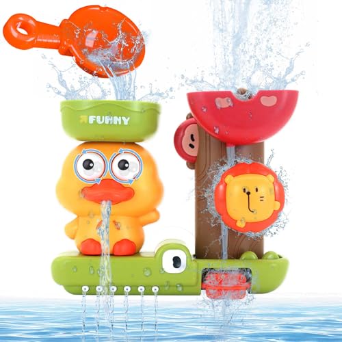 Meafeng Badewannenspielzeug ab 1 2 3 4 Jahre, Badespielzeug Baby, Enten und Löwen Wasserspielzeug Kinder Schwimmbad Badewannen Spielzeug, Geschenk für Mädchen Junge 1 2 3 Jahr Meafeng Badewannenspielzeug ab 1 2 3 4 Jahre, Badespielzeug Baby, Enten und Löwen Wasserspielzeug Kinder Schwimmbad Badewannen Spielzeug, Geschenk für Mädchen Junge 1 2 3 Jahr von Meafeng
