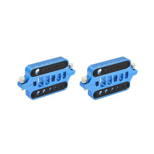 2 Set RC Metall Mini Lötwerkzeug Halter Modellauto Drohne Schweißwerkzeuge Station Unterstützung Wärmedämmbank T Steckverbinder Blau von Mealoodiousmusea