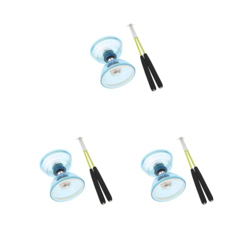 3 Set Dreifach-Lagerleuchten Diabolo mit Handstäben String Hochleistungs- und unterhaltsames Jonglieren chinesisches Blau 13 cm 3 Set Dreifach-Lagerleuchten Diabolo mit Handstäben String Hochleistungs- und unterhaltsames Jonglieren chinesisches Blau 13 cm von Mealoodiousmusea