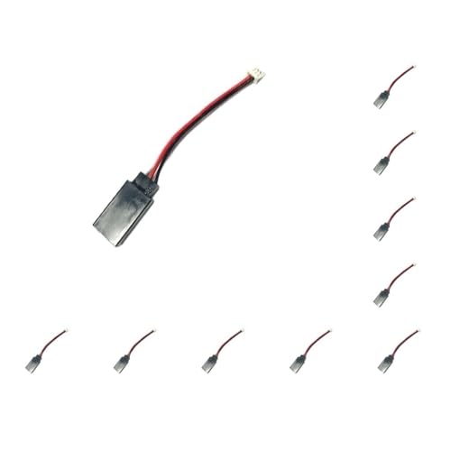Mealoodiousmusea 10 Set JR auf ZH1.25 Stecker Servo Adapterkabel für Hobbyplus 1/18 Vielseitiges JR auf ZH25 Stecker Servoadapterkabel für Hobbyplus 1/18 von Mealoodiousmusea