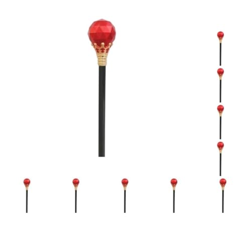 Mealoodiousmusea 10 Set Zepter Fancy King's Scepters Wasserdicht Vintage Gehstock Cosplay Requisiten Dress Up Zubehör Erwachsene Gold Rot Königin Zepter Mealoodiousmusea 10 Set Zepter Fancy King's Scepters Wasserdicht Vintage Gehstock Cosplay Requisiten Dress Up Zubehör Erwachsene Gold Rot Königin Zepter von Mealoodiousmusea