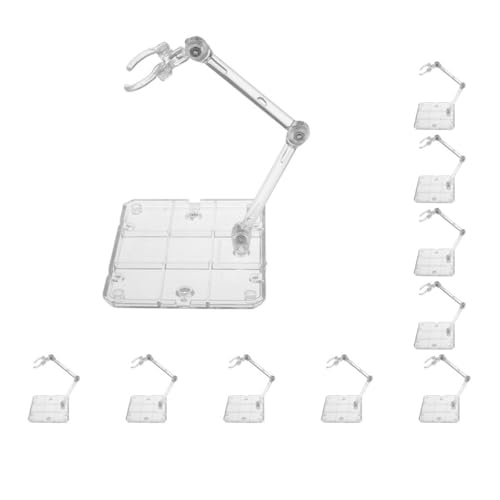 Mealoodiousmusea 10er-Set Actionfiguren-Präsentationsständer für Zuhause, Geschäft, mit Haltewerkzeug, stabile Figur, Modellmontage, Spielzeugbefestigungshalter Mealoodiousmusea 10er-Set Actionfiguren-Präsentationsständer für Zuhause, Geschäft, mit Haltewerkzeug, stabile Figur, Modellmontage, Spielzeugbefestigungshalter von Mealoodiousmusea