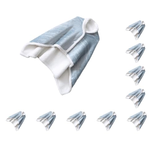 Mealoodiousmusea 10er-Set Flanell-Nickerchen-Schal, Winter, Herbst, Ersatz, tragbar, mehrfarbig, Erwachsene, Kinder, Zuhause, Hotel, Büro, Schule, Beindecke, Blau Mealoodiousmusea 10er-Set Flanell-Nickerchen-Schal, Winter, Herbst, Ersatz, tragbar, mehrfarbig, Erwachsene, Kinder, Zuhause, Hotel, Büro, Schule, Beindecke, Blau von Mealoodiousmusea
