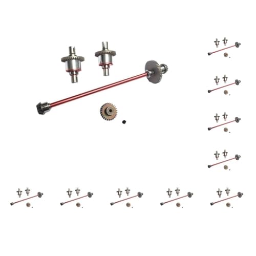 Mealoodiousmusea 10er-Set Metallgetriebe-Antriebswellen-Set, RC-Autoteile für WLtoys Verbesserte Haltbarkeit und Leistung, 1:14 Set Mealoodiousmusea 10er-Set Metallgetriebe-Antriebswellen-Set, RC-Autoteile für WLtoys Verbesserte Haltbarkeit und Leistung, 1:14 Set von Mealoodiousmusea