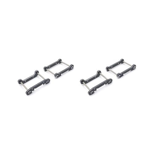 Mealoodiousmusea 2 Set 2 Stück/Set verstärkte Schwinge RC Crawler Auto Simulation Fahrzeug Upgrade Teile Ersatz für WLtoys 144001 144002 144010 Schwarz von Mealoodiousmusea