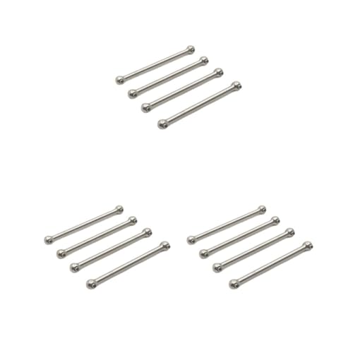Mealoodiousmusea 3 Set 4 Stück Metall Metall RC Auto Hund Knochen Antriebswellen Reparaturteil für 1/18 Wltoys A949 RC Auto Hund Knochen Antriebswellen Reparaturteil von Mealoodiousmusea