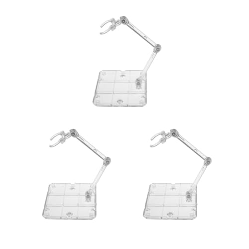Mealoodiousmusea 3er-Set Actionfiguren-Präsentationsständer für Zuhause, Geschäft, mit Haltewerkzeug, stabile Figur, Modellmontage, Spielzeugbefestigungshalter von Mealoodiousmusea
