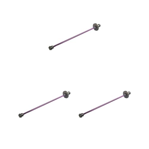 Mealoodiousmusea 3er-Set Metallgetriebe-Antriebswellen-Set, RC-Autoteile für WLtoys, verbesserte Haltbarkeit und Leistung, 1:12 Schaft Mealoodiousmusea 3er-Set Metallgetriebe-Antriebswellen-Set, RC-Autoteile für WLtoys, verbesserte Haltbarkeit und Leistung, 1:12 Schaft von Mealoodiousmusea