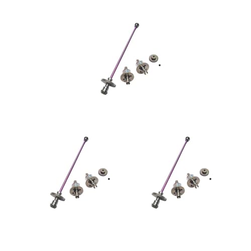 Mealoodiousmusea 3er-Set Metallgetriebe-Antriebswellen-Set, RC-Autoteile für WLtoys, verbesserte Haltbarkeit und Leistung, 1:12 Set Mealoodiousmusea 3er-Set Metallgetriebe-Antriebswellen-Set, RC-Autoteile für WLtoys, verbesserte Haltbarkeit und Leistung, 1:12 Set von Mealoodiousmusea