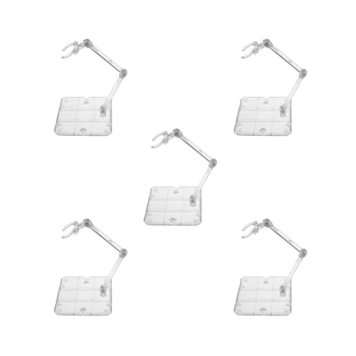 Mealoodiousmusea 5er-Set Actionfiguren-Präsentationsständer für Zuhause, Geschäft, mit Haltewerkzeug, stabile Figur, Modellmontage, Spielzeugbefestigungshalter von Mealoodiousmusea