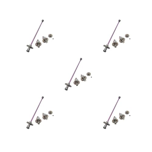 Mealoodiousmusea 5er-Set Metallgetriebe-Antriebswellen-Set, RC-Autoteile für WLtoys Verbesserte Haltbarkeit und Leistung, 1:12 Set Mealoodiousmusea 5er-Set Metallgetriebe-Antriebswellen-Set, RC-Autoteile für WLtoys Verbesserte Haltbarkeit und Leistung, 1:12 Set von Mealoodiousmusea