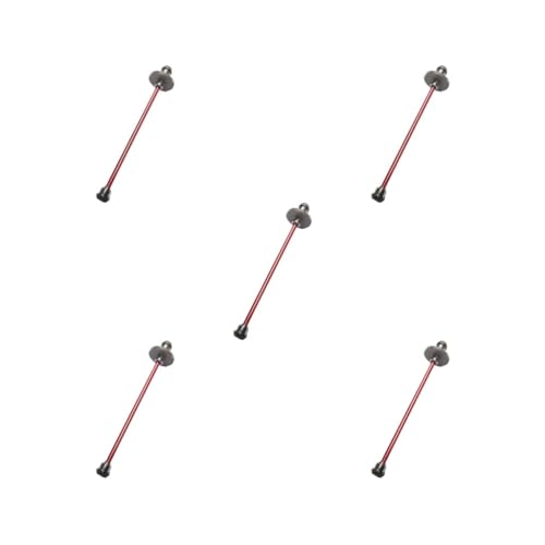 Mealoodiousmusea 5er-Set Metallgetriebe-Antriebswellen-Set, RC-Autoteile für WLtoys Verbesserte Haltbarkeit und Leistung, 1:14 Schaft Mealoodiousmusea 5er-Set Metallgetriebe-Antriebswellen-Set, RC-Autoteile für WLtoys Verbesserte Haltbarkeit und Leistung, 1:14 Schaft von Mealoodiousmusea