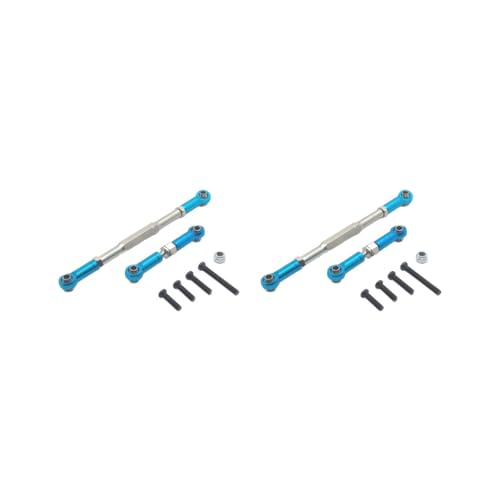 Mealoodiousmusea Lenkstange aus Aluminiumlegierung, für WPL 1/16 C14 B1 B14 B16 B24 B26 C14 C24 Q61 Q60 LKW, Blau, 2 Stück Mealoodiousmusea Lenkstange aus Aluminiumlegierung, für WPL 1/16 C14 B1 B14 B16 B24 B26 C14 C24 Q61 Q60 LKW, Blau, 2 Stück von Mealoodiousmusea