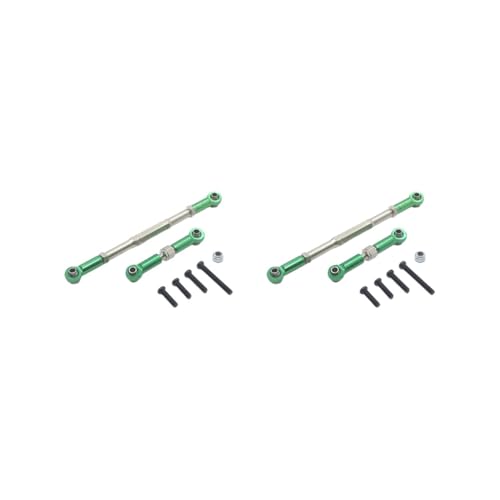 Mealoodiousmusea Lenkstange aus Aluminiumlegierung, für WPL 1/16 C14 B1 B14 B16 B24 B26 C14 C24 Q61 Q60 LKW, Grün, 2 Stück Mealoodiousmusea Lenkstange aus Aluminiumlegierung, für WPL 1/16 C14 B1 B14 B16 B24 B26 C14 C24 Q61 Q60 LKW, Grün, 2 Stück von Mealoodiousmusea