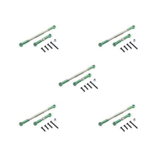 Mealoodiousmusea Lenkstange aus Aluminiumlegierung, für WPL 1/16 C14 B1 B14 B16 B24 B26 C14 C24 Q61 Q60 LKW, Grün, 5 Stück Mealoodiousmusea Lenkstange aus Aluminiumlegierung, für WPL 1/16 C14 B1 B14 B16 B24 B26 C14 C24 Q61 Q60 LKW, Grün, 5 Stück von Mealoodiousmusea