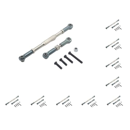 Mealoodiousmusea Lenkstange aus Aluminiumlegierung für WPL 1/16 C14 B1 B14 B16 B24 B26 C14 C24 Q61 Q60 Truck Crawler Upgrade-Teile, Metall, Titan-Farbe, 10 Stück Mealoodiousmusea Lenkstange aus Aluminiumlegierung für WPL 1/16 C14 B1 B14 B16 B24 B26 C14 C24 Q61 Q60 Truck Crawler Upgrade-Teile, Metall, Titan-Farbe, 10 Stück von Mealoodiousmusea