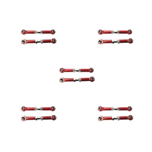 Mealoodiousmusea Lenkstangen-Gestänge aus Aluminiumlegierung für 1/14 MJX 14209 14210 Aluminiumlegierung Lenkverbindungsstangen für MJX 14209 14210, Rot, 5 Stück Mealoodiousmusea Lenkstangen-Gestänge aus Aluminiumlegierung für 1/14 MJX 14209 14210 Aluminiumlegierung Lenkverbindungsstangen für MJX 14209 14210, Rot, 5 Stück von Mealoodiousmusea