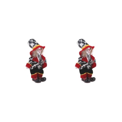Mealoodiousmusea Lustige Harlekin-Puppe mit Outfits, Zirkusaufführungen, Geschenk für Kinder, mit Outfits, lustige Harlekin-Puppe, Zirkusrequisiten, Stil 4, 2 Stück Mealoodiousmusea Lustige Harlekin-Puppe mit Outfits, Zirkusaufführungen, Geschenk für Kinder, mit Outfits, lustige Harlekin-Puppe, Zirkusrequisiten, Stil 4, 2 Stück von Mealoodiousmusea