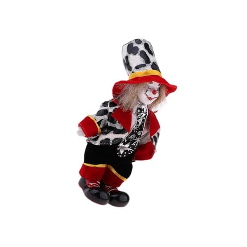 Mealoodiousmusea Lustige Harlekin-Puppe mit Outfits, Zirkusaufführungen, Geschenk für Kinder, mit Outfits, lustige Harlekin-Puppe, Zirkusrequisiten, Stil 4 Mealoodiousmusea Lustige Harlekin-Puppe mit Outfits, Zirkusaufführungen, Geschenk für Kinder, mit Outfits, lustige Harlekin-Puppe, Zirkusrequisiten, Stil 4 von Mealoodiousmusea