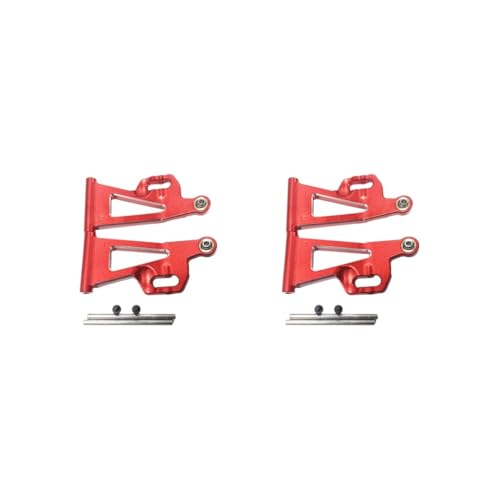 Mealoodiousmusea Vordere Unterarme aus Aluminium für 1/14 MJX Hyper Go 14209 14210 Aluminium-Unterarme für 1/14 MJX Hyper Go 14209 14210, Rot, 2 Stück von Mealoodiousmusea