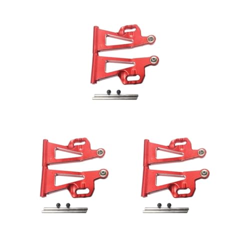 Mealoodiousmusea Vordere Unterarme aus Aluminium für 1/14 MJX Hyper Go 14209 14210 Aluminium-Unterarme für 1/14 MJX Hyper Go 14209 14210, Rot, 3er-Set von Mealoodiousmusea