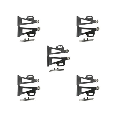 Mealoodiousmusea Vordere Unterarme aus Aluminium für 1/14 MJX Hyper Go 14209 14210 Aluminium-Unterarme für 1/14 MJX Hyper Go 14209 14210, Schwarz, 5 Stück von Mealoodiousmusea
