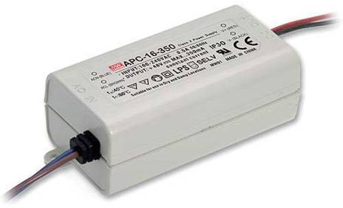 Mean Well APC-16-700 LED-Treiber Konstantstrom 16W 0.7A 9 - 24 V/DC nicht dimmbar, Überlastschutz von Mean Well