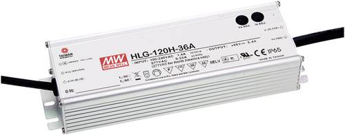 Mean Well HLG-120H-C500A LED-Treiber, LED-Trafo Konstantstrom 150W 0.5A 150 - 300 V/DC PFC-Schaltkre von Mean Well