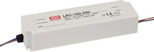Mean Well LPC-100-1050 LED-Treiber Konstantstrom 100W 1.05A 48 - 96 V/DC nicht dimmbar, Überlastsch von Mean Well