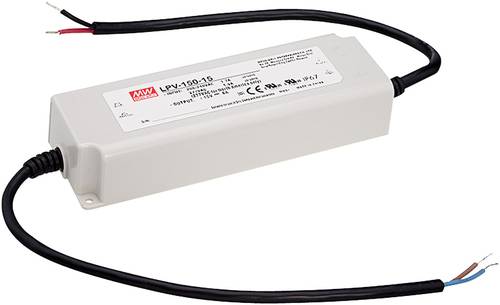 Mean Well LPV-150-48 LED-Trafo Konstantspannung 153W 0 - 3.2A 48 V/DC nicht dimmbar, Überlastschutz von Mean Well