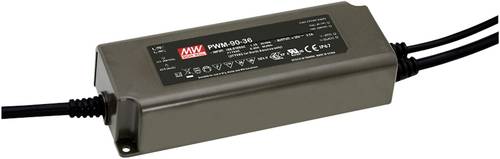 Mean Well PWM-90-12 LED-Trafo Konstantspannung 90W 0 - 7.5A 12 V/DC dimmbar, PFC-Schaltkreis, Überl von Mean Well