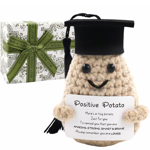Meanju Abitur Glücksbringer 2025,Positive Kartoffel,Prüfung Glücksbringer,Pocket Hug Strickwolle Positive Potato Puppe,Prüfung Geschenk Meanju Abitur Glücksbringer 2025,Positive Kartoffel,Prüfung Glücksbringer,Pocket Hug Strickwolle Positive Potato Puppe,Prüfung Geschenk von Meanju
