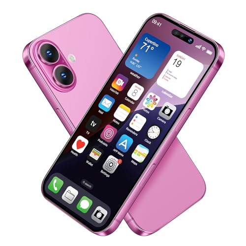 Anzeige gefälschte Spielzeug Telefon Handy Metallic-Modell Nicht funktionierende Replik 1:1 Telefon für Phone 16 gefälschte Spielzeug Handy, 16 Rosa Farbbildschirm Anzeige gefälschte Spielzeug Telefon Handy Metallic-Modell Nicht funktionierende Replik 1:1 Telefon für Phone 16 gefälschte Spielzeug Handy, 16 Rosa Farbbildschirm von Mearar
