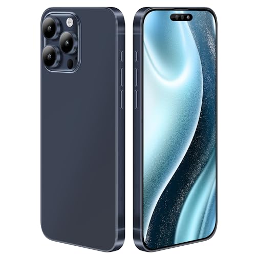 Gefälschte Requisite, Kompatibel Mit iPhone 15 Pro / 15 Max, Nicht Funktionierende Display-Handys für Kinder, Echt Aussehend (für 15 Max, Blauer Farbbildschirm) von Mearar