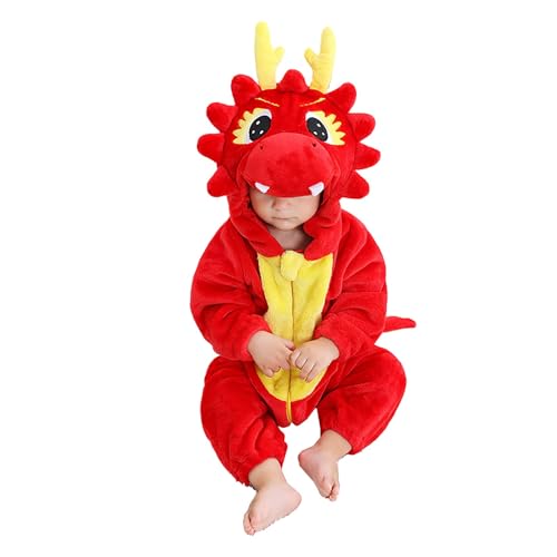 Halloween-Kostüm für Kinder, Unisex, Tierkostüm mit Kapuze für Kinder, Flanell-Overall, Halloween-Kostüm, Jumpsuit für Kinder, Karnevalskleid für Kinder, Overall Halloween-Kostüm für Kinder, Unisex, Tierkostüm mit Kapuze für Kinder, Flanell-Overall, Halloween-Kostüm, Jumpsuit für Kinder, Karnevalskleid für Kinder, Overall von Meaunzyl