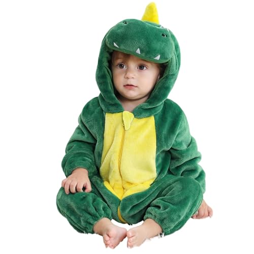 Halloween-Kostüm für Kinder, Unisex, Tierkostüm mit Kapuze für Kinder, Flanell-Overall, Halloween-Kostüm, Jumpsuit für Kinder, Karnevalskleid für Kinder, Overall Halloween-Kostüm für Kinder, Unisex, Tierkostüm mit Kapuze für Kinder, Flanell-Overall, Halloween-Kostüm, Jumpsuit für Kinder, Karnevalskleid für Kinder, Overall von Meaunzyl