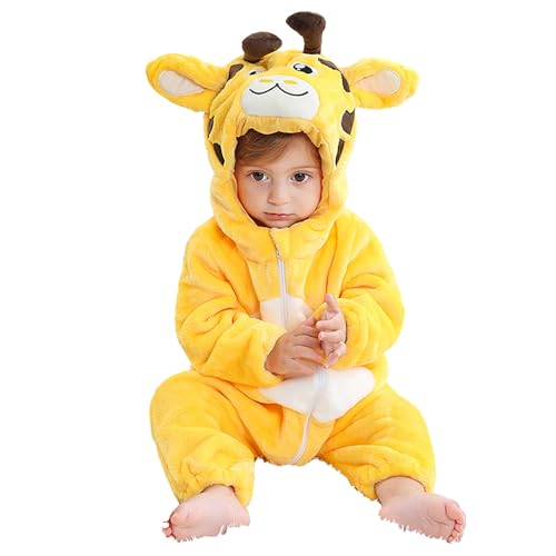 Halloween-Kostüm für Kinder, Unisex, Tierkostüm mit Kapuze für Kinder, Flanell-Overall, Halloween-Kostüm, Jumpsuit für Kinder, Karnevalskleid für Kinder, Overall Halloween-Kostüm für Kinder, Unisex, Tierkostüm mit Kapuze für Kinder, Flanell-Overall, Halloween-Kostüm, Jumpsuit für Kinder, Karnevalskleid für Kinder, Overall von Meaunzyl