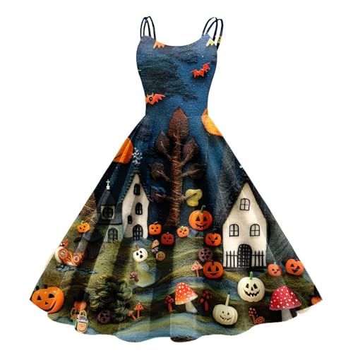 Meaunzyl Halloween-Kostüm für Damen, elegant, kurvig, blutiger Druck, kurze Ärmel, Midi Fledermäuse, Gothic-Kleid, Party, Abendkleid für Karneval, Halloween, Partys Meaunzyl Halloween-Kostüm für Damen, elegant, kurvig, blutiger Druck, kurze Ärmel, Midi Fledermäuse, Gothic-Kleid, Party, Abendkleid für Karneval, Halloween, Partys von Meaunzyl