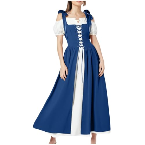 Mittelalterliches Kleid Damen Renaissance Kleid Damen mit Trompetenärmeln Mittelalter Viktorianisches Kostüm Maxikleid Kurviges Prinzessinnenkleid Cosplay Halloween Karneval Gothic Palazzo Kleid Mittelalterliches Kleid Damen Renaissance Kleid Damen mit Trompetenärmeln Mittelalter Viktorianisches Kostüm Maxikleid Kurviges Prinzessinnenkleid Cosplay Halloween Karneval Gothic Palazzo Kleid von Meaunzyl