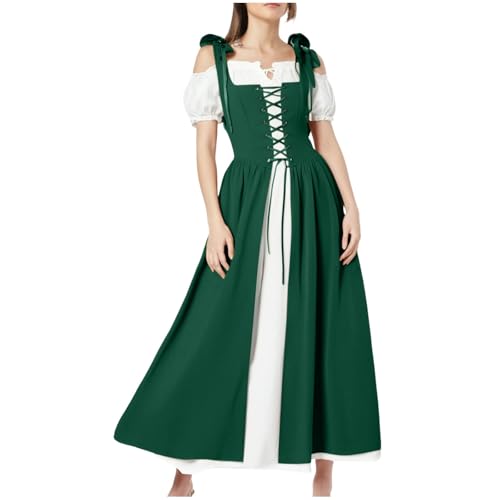 Mittelalterliches Kleid Damen Renaissance Kleid Damen mit Trompetenärmeln Mittelalter Viktorianisches Kostüm Maxikleid Kurviges Prinzessinnenkleid Cosplay Halloween Karneval Gothic Palazzo Kleid Mittelalterliches Kleid Damen Renaissance Kleid Damen mit Trompetenärmeln Mittelalter Viktorianisches Kostüm Maxikleid Kurviges Prinzessinnenkleid Cosplay Halloween Karneval Gothic Palazzo Kleid von Meaunzyl