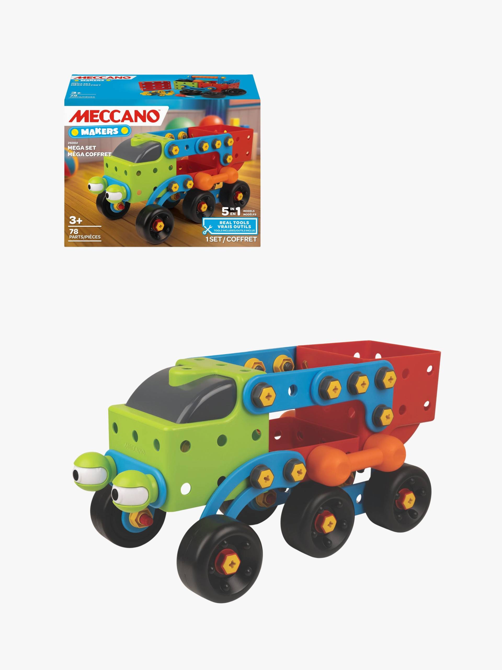 Meccano Bausatz Traktor Zu Rennwagen 2-in-1 von Meccano