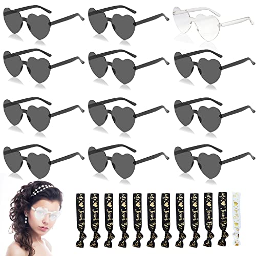 Herz Sonnenbrille, 12 Stück Herzbrille, Sonnenbrille Herzform, Partybrillen mit 12 Armbänder, Herz Sonnenbrille, Lustige Brille Herzbrillen Foto Requisiten für Hochzeiten Valentinstag Maskerade Herz Sonnenbrille, 12 Stück Herzbrille, Sonnenbrille Herzform, Partybrillen mit 12 Armbänder, Herz Sonnenbrille, Lustige Brille Herzbrillen Foto Requisiten für Hochzeiten Valentinstag Maskerade von Mecctuck