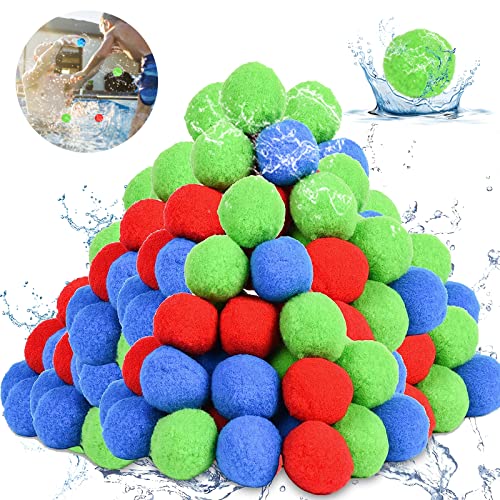 24 Stück Splash Bälle, Wasserbomben Set, Wasserbomben Bälle, Splash Ball Wasser Ballon Wiederverwendbare, Wasser Ball Schwamm Bälle, Party Wasserballons für Kinder Wasserschlacht Garten Pool Trampolin 24 Stück Splash Bälle, Wasserbomben Set, Wasserbomben Bälle, Splash Ball Wasser Ballon Wiederverwendbare, Wasser Ball Schwamm Bälle, Party Wasserballons für Kinder Wasserschlacht Garten Pool Trampolin von Mecctuck