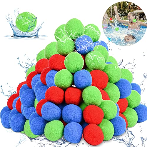 30 Stück Splash Bälle, Wasserbomben Set, Wasserbomben Bälle, Splash Ball Wasser Ballon Wiederverwendbare, Wasser Ball Schwamm Bälle, Party Wasserballons für Kinder Wasserschlacht Garten Pool Trampolin 30 Stück Splash Bälle, Wasserbomben Set, Wasserbomben Bälle, Splash Ball Wasser Ballon Wiederverwendbare, Wasser Ball Schwamm Bälle, Party Wasserballons für Kinder Wasserschlacht Garten Pool Trampolin von Mecctuck